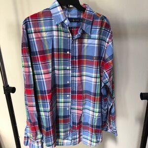 Ralph Lauren - Men’s plaid button down shirt - Size Large
